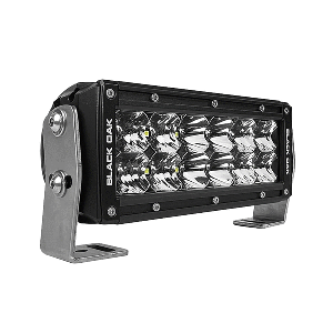 Black Oak LED Black Oak Pro Series 3.0 Double Row 6" LED Light Bar - Combo Optics - Black Housing - 6C-D5OS