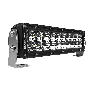 Black Oak LED Black Oak Pro Series 3.0 Double Row 10" LED Light Bar - Combo Optics - Black Housing - 10C-D5OS