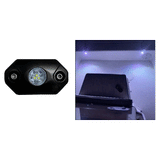 Black Oak LED Black Oak Rock Accent Light - White - Black Housing - RL-W