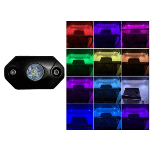 Black Oak LED Black Oak Rock Accent Light - RGB - Black Housing - RL-RGB
