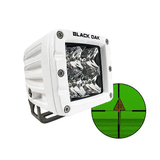 Black Oak LED Black Oak Pro Series 3.0 2" 850nm Infrared Marine Pod Light - Flood Optics - White Housing - 2MIR-POD850