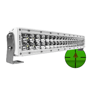 Black Oak LED Black Oak Pro Series Double Row Combo Infrared 20" 850nm Light Bar - White - 20MIR-850