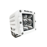 Black Oak LED Black Oak 2" Marine LED Pod Light - Flood Optics - White Housing - Pro Series 3.0 - 2FM-POD10CR