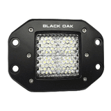 Black Oak LED Black Oak 2" Flush Mount LED Pod Light - Diffused Optics - Black Housing - Pro Series 3.0 - 2D-FPOD10CR