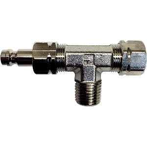 Uflex USA Uflex Tee Fitting w/Bleed Nipple f/IB &amp; Stern Drive Cylinders - BLEED TEE