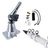 Tigress XD Bay Series Top Mount System - 15' - Aluminum Silver Outriggers Deluxe Rigging Kit - 88823-2