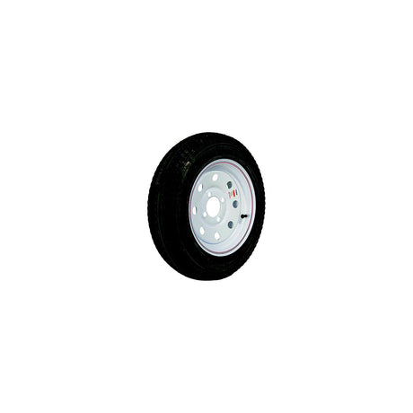 Loadstar Tires Loadstar Bias Tire and Wheel (Rim) Assembly K353 480-12 4 Hole 6 Ply, White With Stripe, Modular - 30631 - official Loadstar Tires product image 3