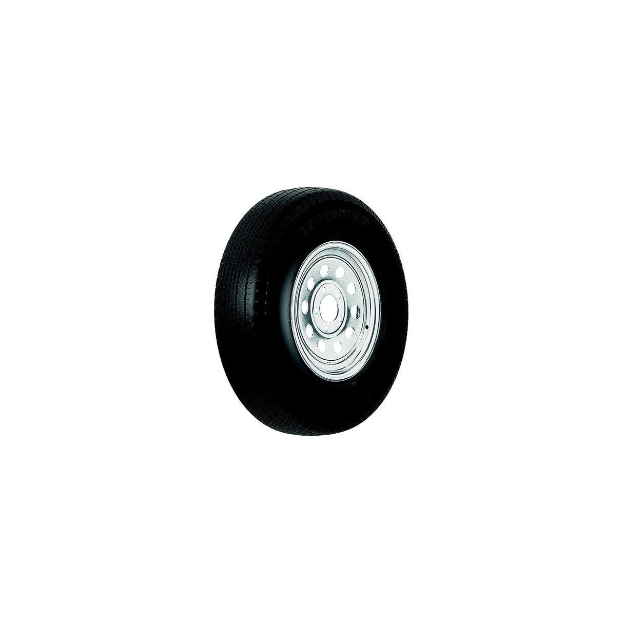 Loadstar Tires Loadstar ST Radial Tire and Wheel (Rim) Assembly ST205/75R-14 5 Hole C Ply
