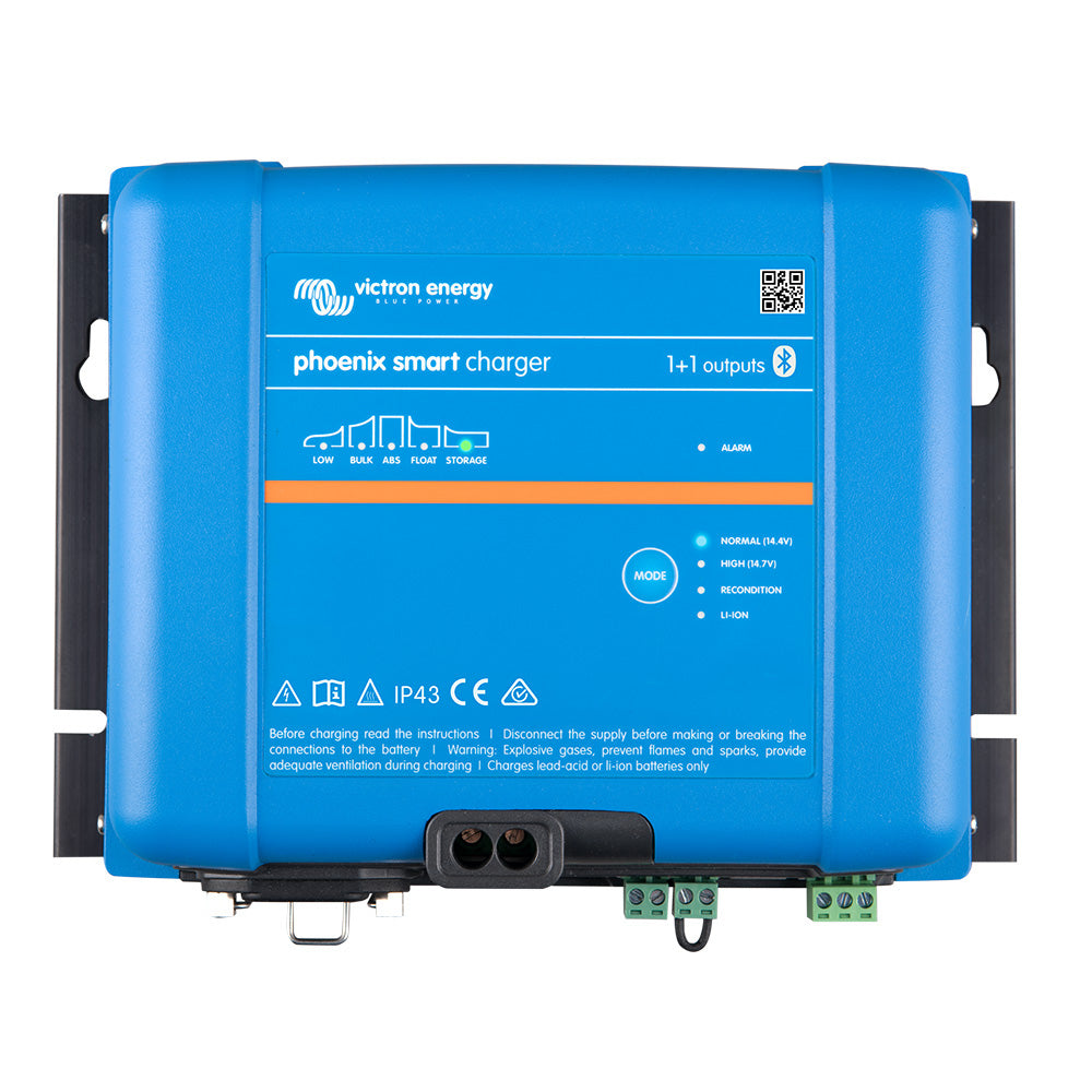 Cargador Victron Phoenix Smart IP43 24/16 (1+1) 120-240VAC Requiere cable de alimentación 5-15P [PSC241651095]
