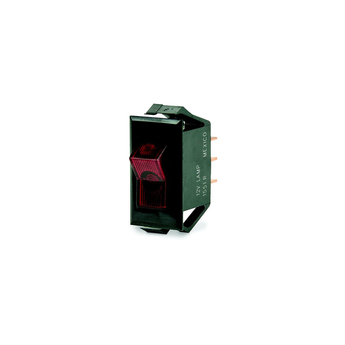 BEP Illuminated SPST Rocker Switch - Red LED - 12V - OFF/ON [1001705] - official BEP product image 2