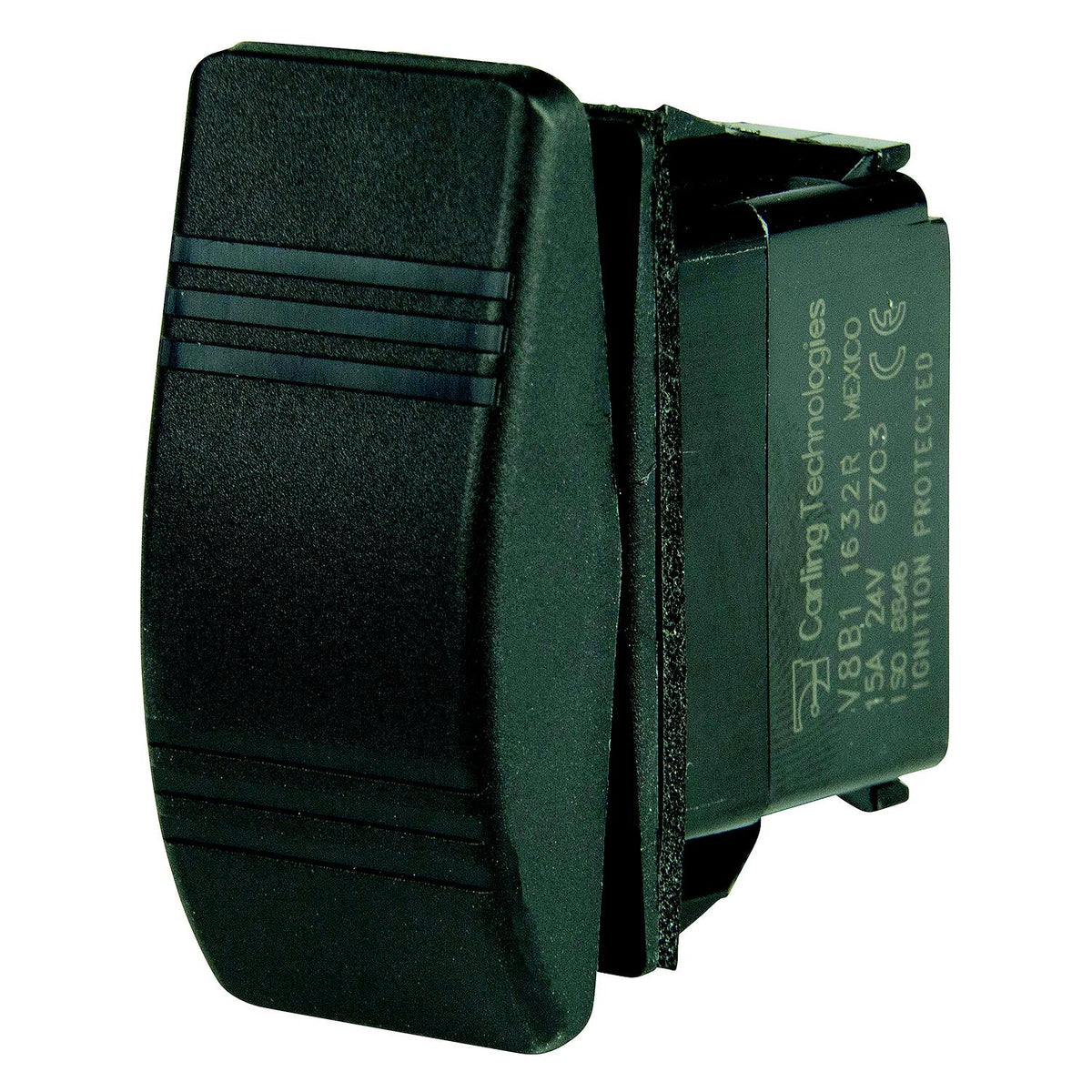 BEP 1001804 Weather Resistant Contura Rocker Switch, (On)/Off/(On), SPDT, 1/4" Blade Terminals - 1001804 - official BEP product image 3
