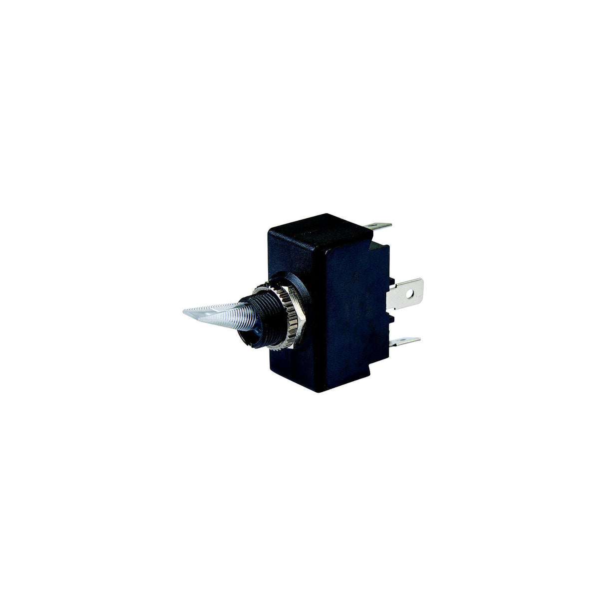 BEP 1001906 Illuminated Toggle Switch, Off-On, SPST, 1/4" Blade Terminals, Illuminated Red - 1001906