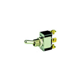 BEP SPDT Chrome Plated Toggle Switch - ON/OFF/(ON) [1002015] - official BEP product image 2