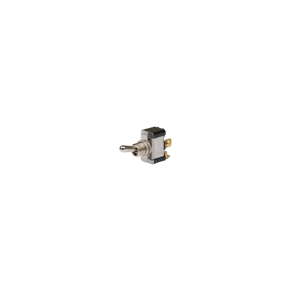 BEP 1002024 Chrome Plated Toggle Switch, Off-On, SPST, #632 Screw Terminals - 1002024