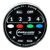 Shadow-Caster LED Lighting Shadow-Caster Round Zone Controller 4 Channel Remote f/MZ-LC or SCM-LC - SCM-ZC-REMOTE