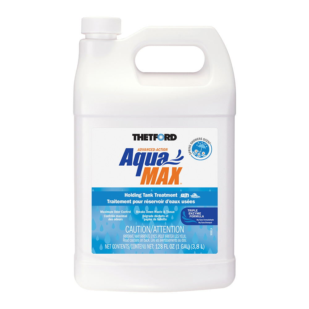 Tratamiento de tanque de retención Thetford AquaMax - 1 galón - Aroma a ducha de primavera [96637]