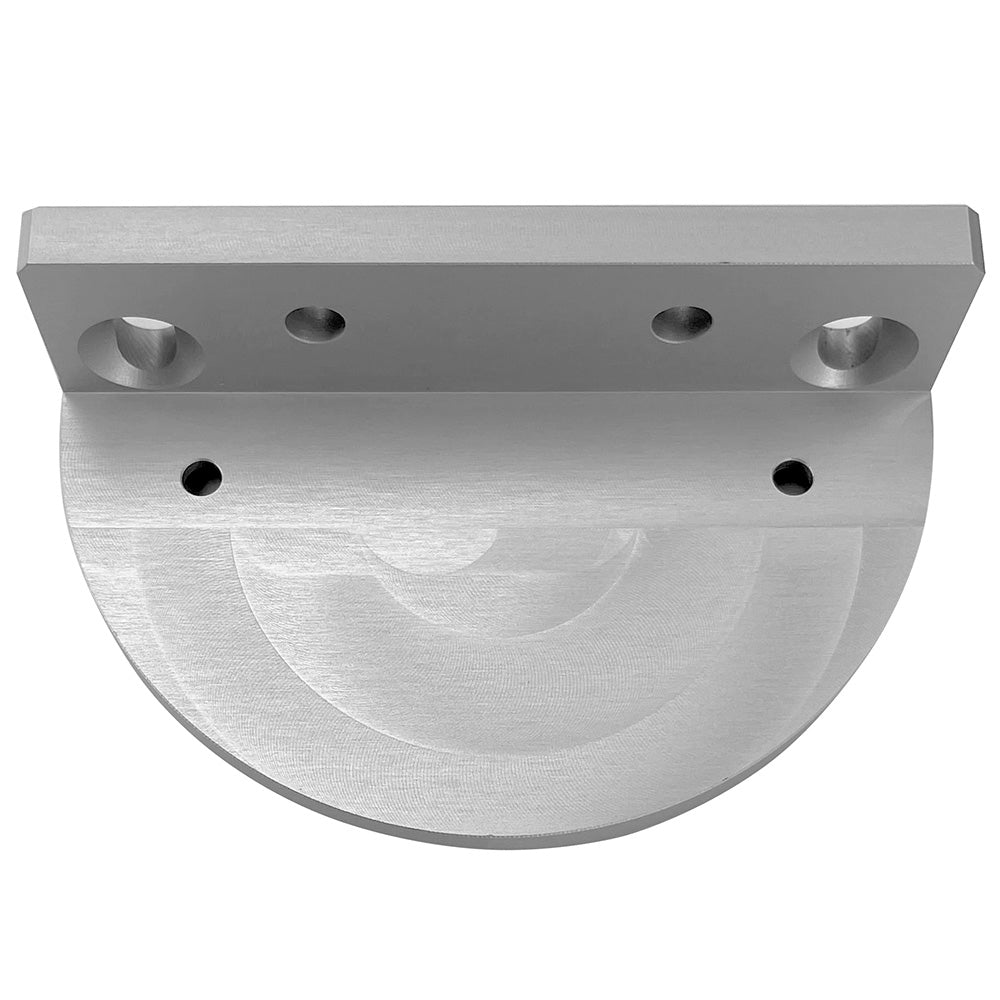 Placa de montaje Lopolight para luces laterales verticales serie X01 - Plata [401-017]