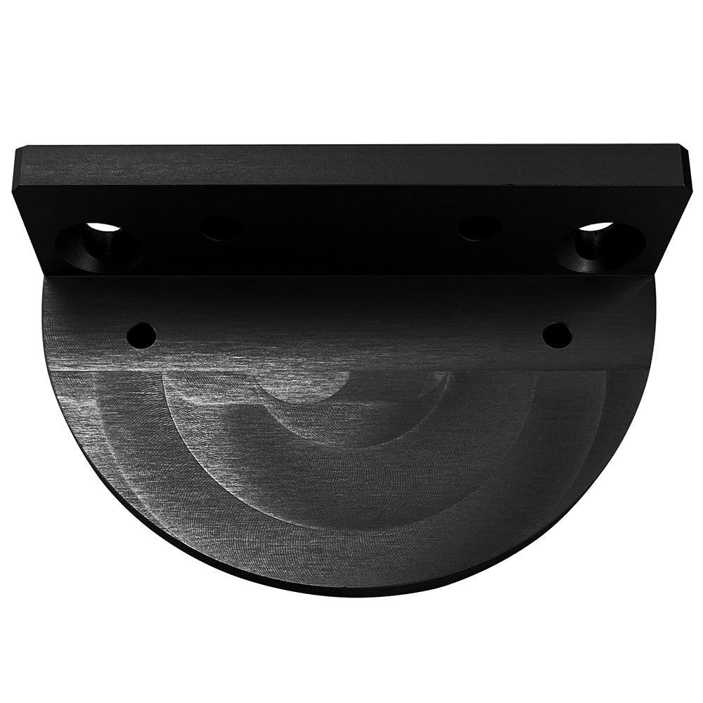 Placa de montaje Lopolight para luces laterales verticales serie X01 - Negro [401-017-B]