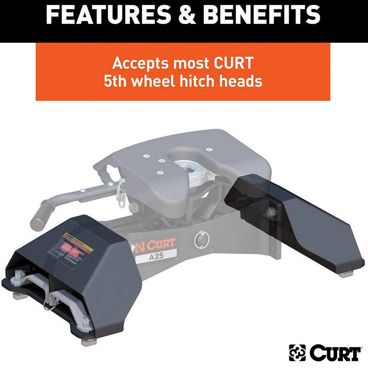 Curt Manufacturing Curt 16017 Puck System 5th Wheel Legs, Select Ford Models, 8' bed 25K - image 4