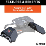 Curt Manufacturing Curt 16017 Puck System 5th Wheel Legs, Select Ford Models, 8' bed 25K - image 4