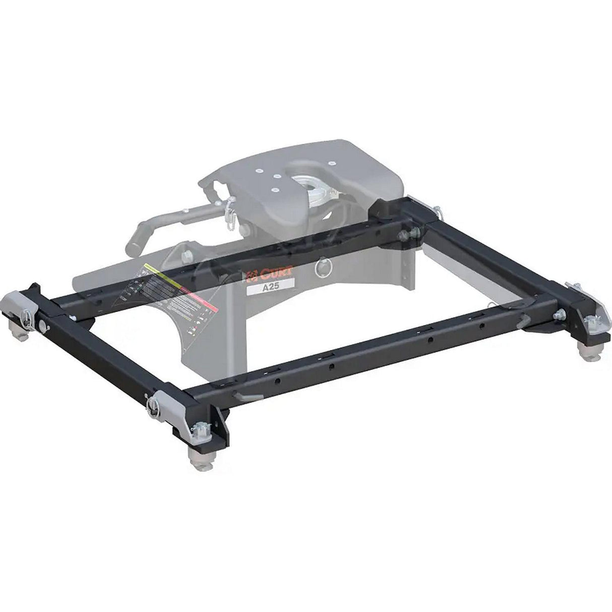 Curt Manufacturing Curt 16042 Puck System 5th Wheel Adapter with Rails, Select Ram - image 2