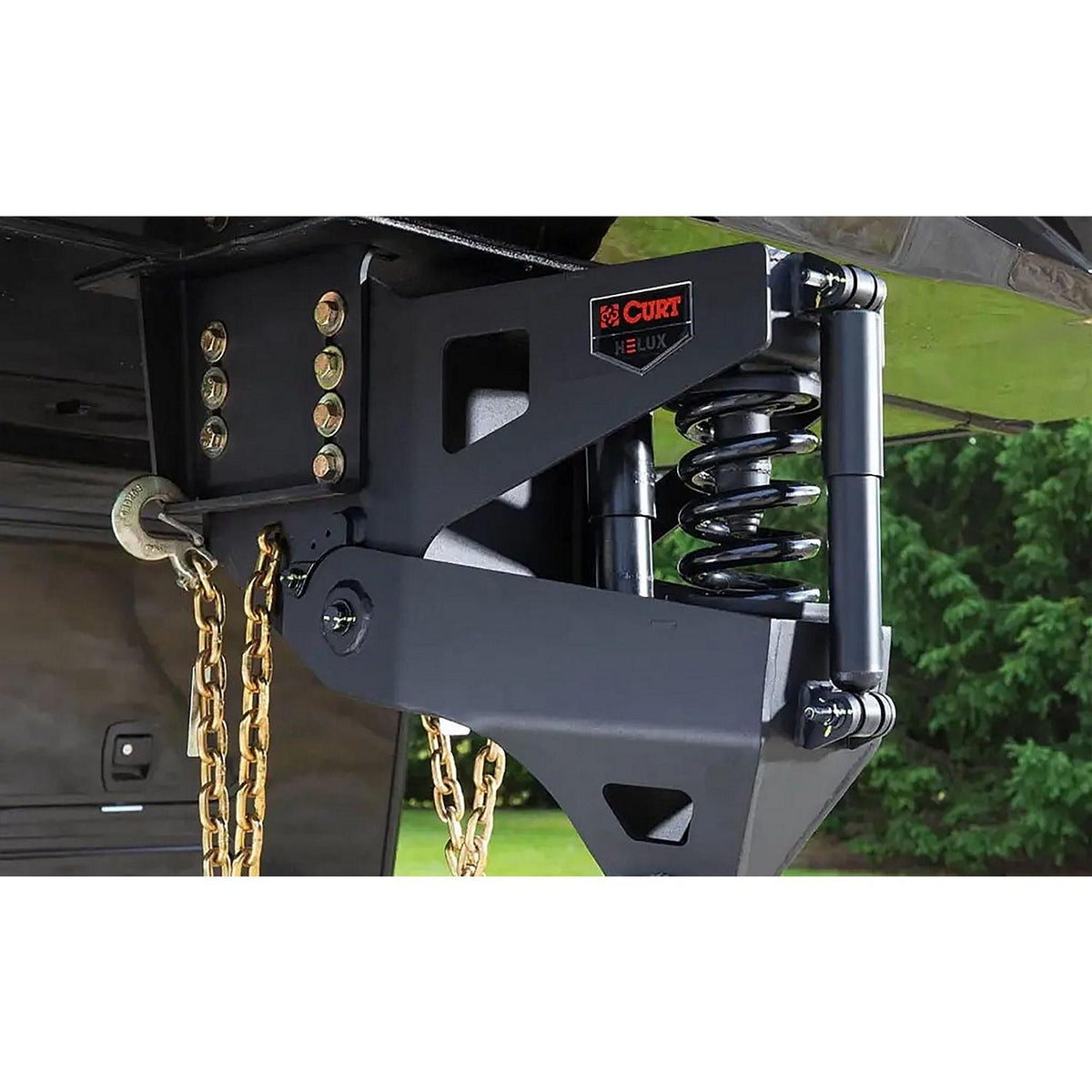 Curt Manufacturing Curt 2024044577 Helux Coil-Spring Gooseneck Pin Box, 3,900 Lbs. Pin Weight, 20,000 Lbs. Capacity - image 5