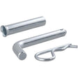 Curt Manufacturing Curt 21502 Hitch Pin 1/2" with 5/8" Adapter, 1-1/4" or 2" Receiver, Zinc, Packaged - image 1