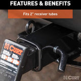 Curt Manufacturing Curt 21510 Hitch Pin 5/8" w/ Rubber Grip, 2" or 2-1/2" Receiver, Zinc - image 1