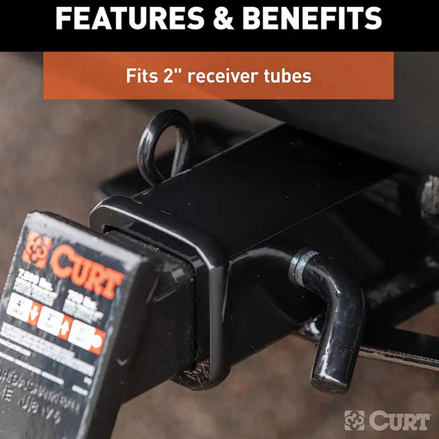 Curt Manufacturing Curt 21510 Hitch Pin 5/8" w/ Rubber Grip, 2" or 2-1/2" Receiver, Zinc - image 1