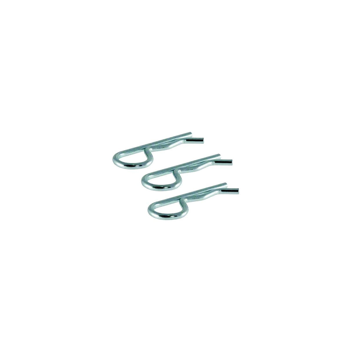 Curt Manufacturing Curt Mfg. 2160 Hitch Clips Fits 1/2" or 5/8" Pin, Zinc, 3-Pack - 21602 - image 2