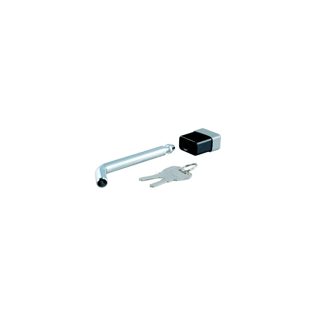 Curt Manufacturing Curt Mfg. 23021 5/8" Hitch Lock , fits 2", 2-1/2" or 3" Receiver, Deadbolt, Chrome - image 2