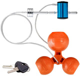 Curt Manufacturing Curt 23082 Universal Tri-Ball Trailer Coupler Lock - image 4