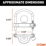 Curt Manufacturing Curt 23090 Universal Trailer Coupler Lock - image 2