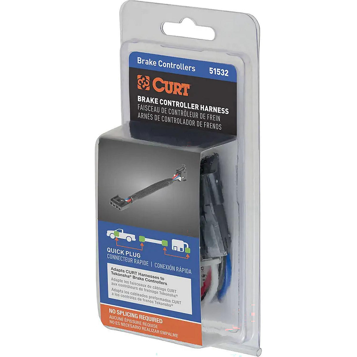 Curt Manufacturing Curt 51532 Quick Plug Brake Controller Harnesses Adapter - image 3