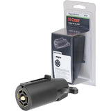 Curt Manufacturing Curt 58141 7-Way RV Blade Connector Plug, Trailer Side, Black - image 1