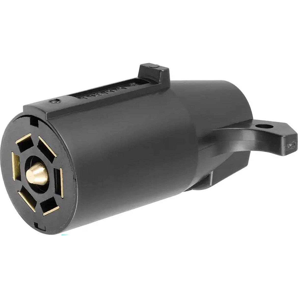 Curt Manufacturing Curt 58141 7-Way RV Blade Connector Plug, Trailer Side, Black - image 4