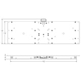 Deslizamiento manual del asiento TACO de 11-1/8" x 36" [M20-3611]