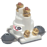 ARCO Marine Outboard Solenoid w/Flat Isolated Base &amp; White Housing - SW097