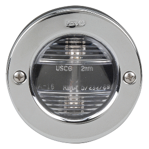 Perko Vertical Mount Stern Light 12VDC w/STS Bezel - 0946DP1STS
