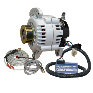 Balmar Alternator 100 AMP Kit 12V 3.15" Dual Foot Saddle K6 Pulley Regulator &amp; Temp Sensor - 60-YP-MC-100-K6