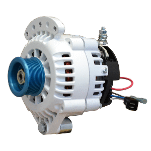 Balmar Alternator 100 AMP 12V 1-2" Single Foot Spindle Mount J10 Pulley w/Isolated Ground - 621-100-J10