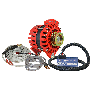 Balmar Alternator 170 AMP Kit 12V 3.15" Dual Foot Saddle K6 Pulley Regulator &amp; Temp Sensor - XT-CR-170-K6-KIT