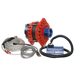 Balmar Alternator 250 AMP Kit 12V 3.15" Dual Foot Saddle J10 Pulley Regulator &amp; Temp Sensor - XT-DF-250-J10-KIT