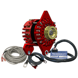 Balmar Alternator 170 AMP Kit 12V 4" Dual Foot Saddle K6 Pulley Regulator &amp; Temp Sensor - XT-DF4-170-K6-KIT