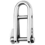 Grillete con pasador de llave Wichard HR con barra - Diámetro de pasador de 8 mm [91434]