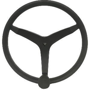 Uflex USA Uflex - V46 - 13.5" Stainless Steel Steering Wheel w/Speed Knob - Black - V46B