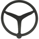 Uflex USA Uflex - V46 - 13.5" Stainless Steel Steering Wheel w/Speed Knob - Black - V46B