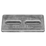 Tecnoseal Rectangular Zinc Plate Anode w/Inserts - 12" x 6" x 1" - TEC-DIVERSD