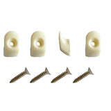Blue Performance White Hooks &amp; Screws - 4 Pieces - PC980