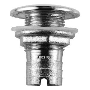 Attwood Marine Attwood Stainless Steel Thru-Hull Short Straight Barbed - 1-1/8" Inner Diameter - 66543-3